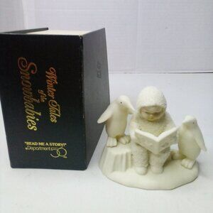 Department 56 Winter Tales Snowbabies Read Me A Story Figurine Christmas